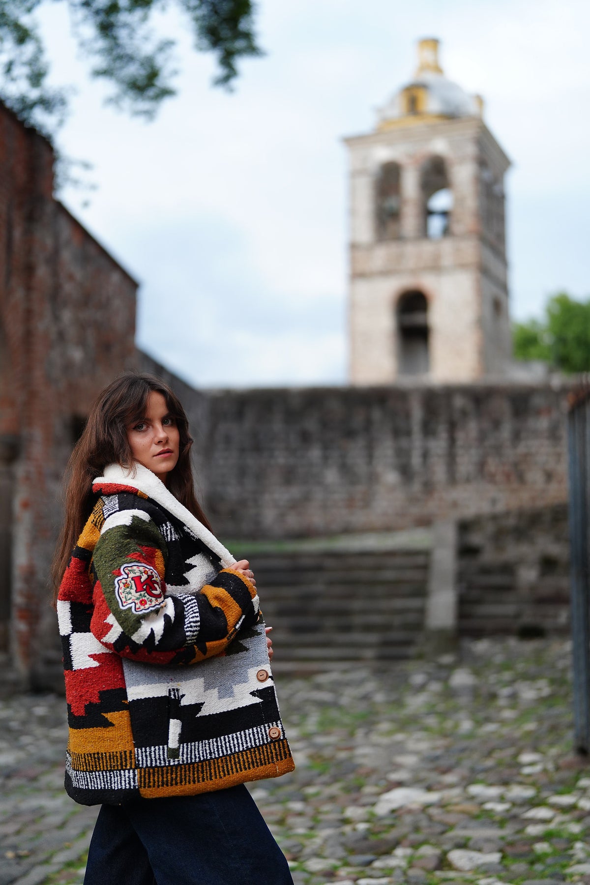 Pancho's Blanket × Kansas City Chiefs Special Edition Heritage Coat — photoshoot image 0575