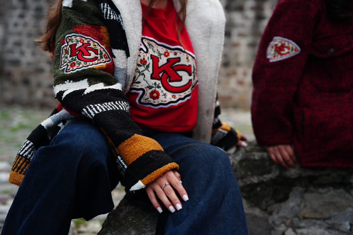 Pancho's Blanket × Kansas City Chiefs Special Edition Heritage Coat — photoshoot image 0593