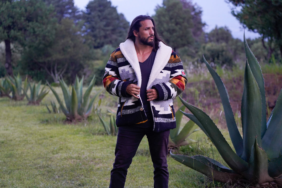 Pancho's Blanket × Kansas City Chiefs Special Edition Heritage Coat — photoshoot image _VID0704