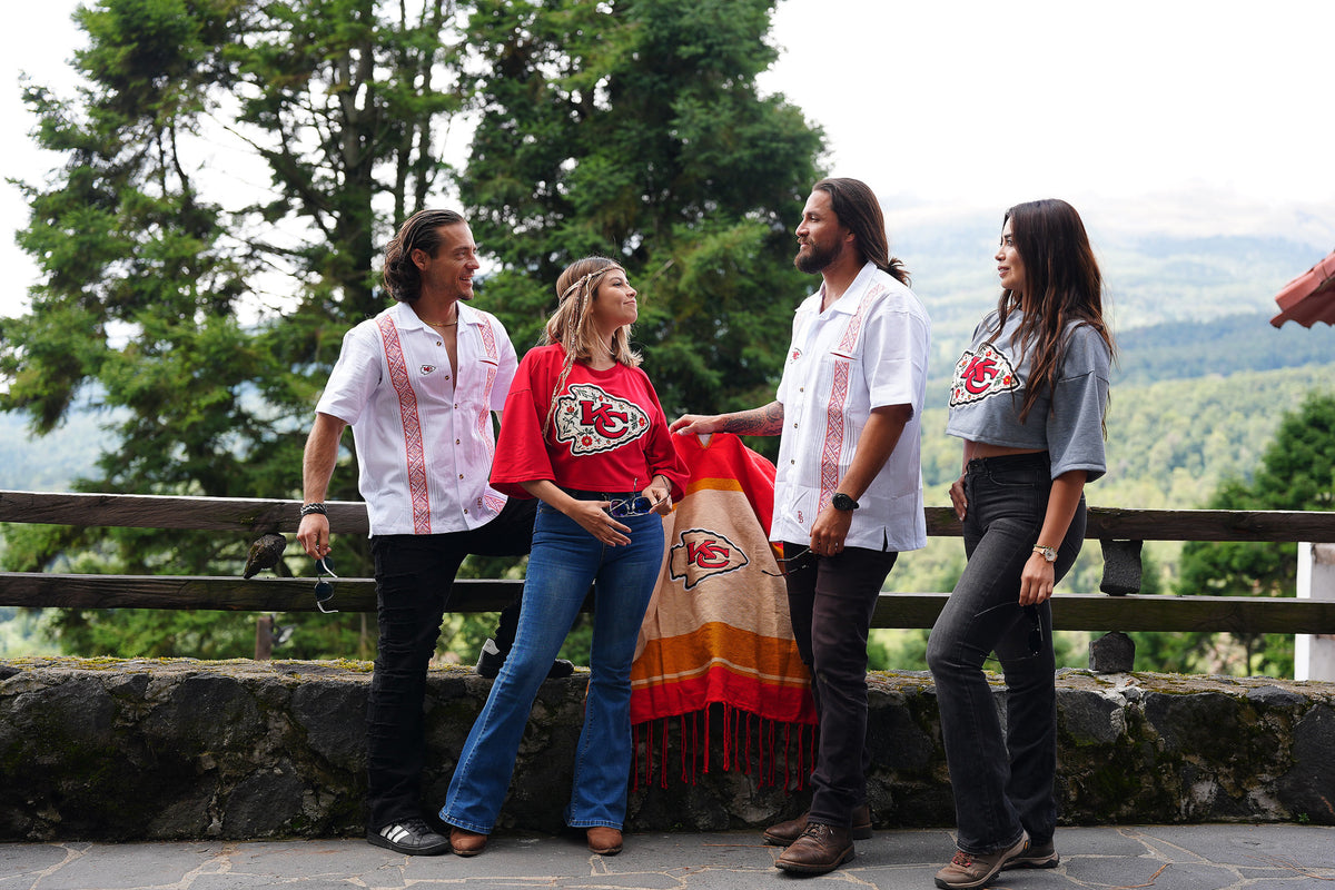 Pancho's Blanket × Kansas City Chiefs Heritage Guayabera — photoshoot image 0422