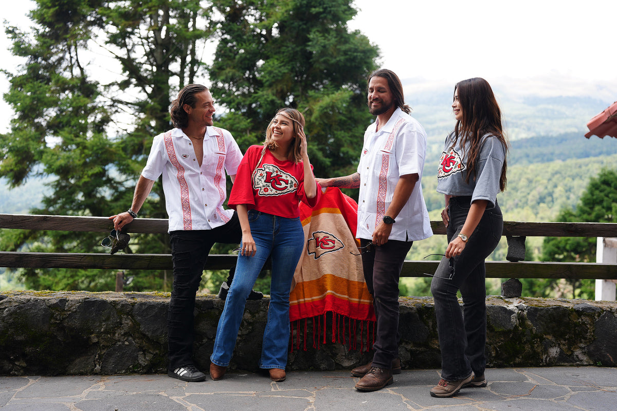 Pancho's Blanket × Kansas City Chiefs Heritage Guayabera — photoshoot image 0423