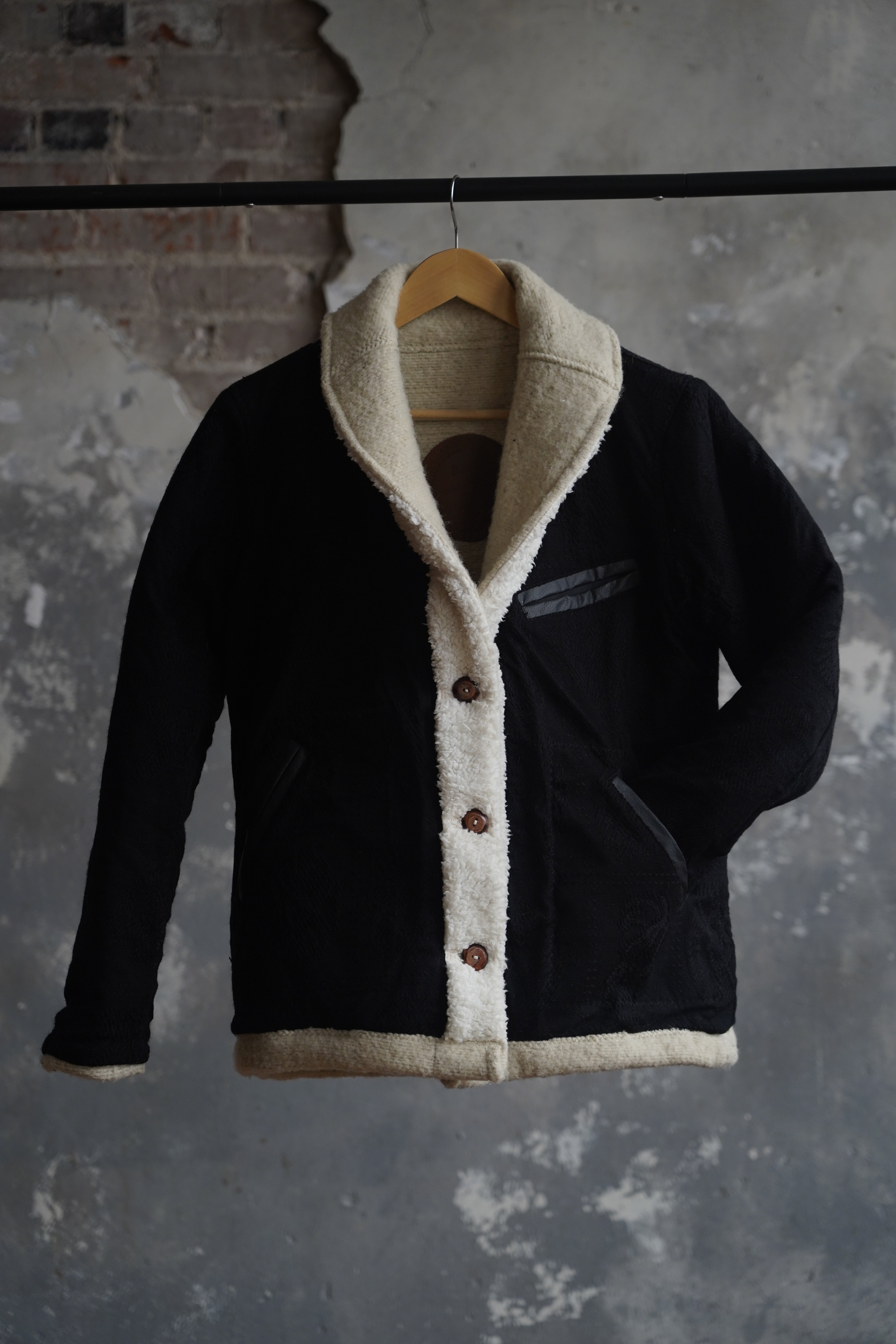 Reversible Knight Wool Saco