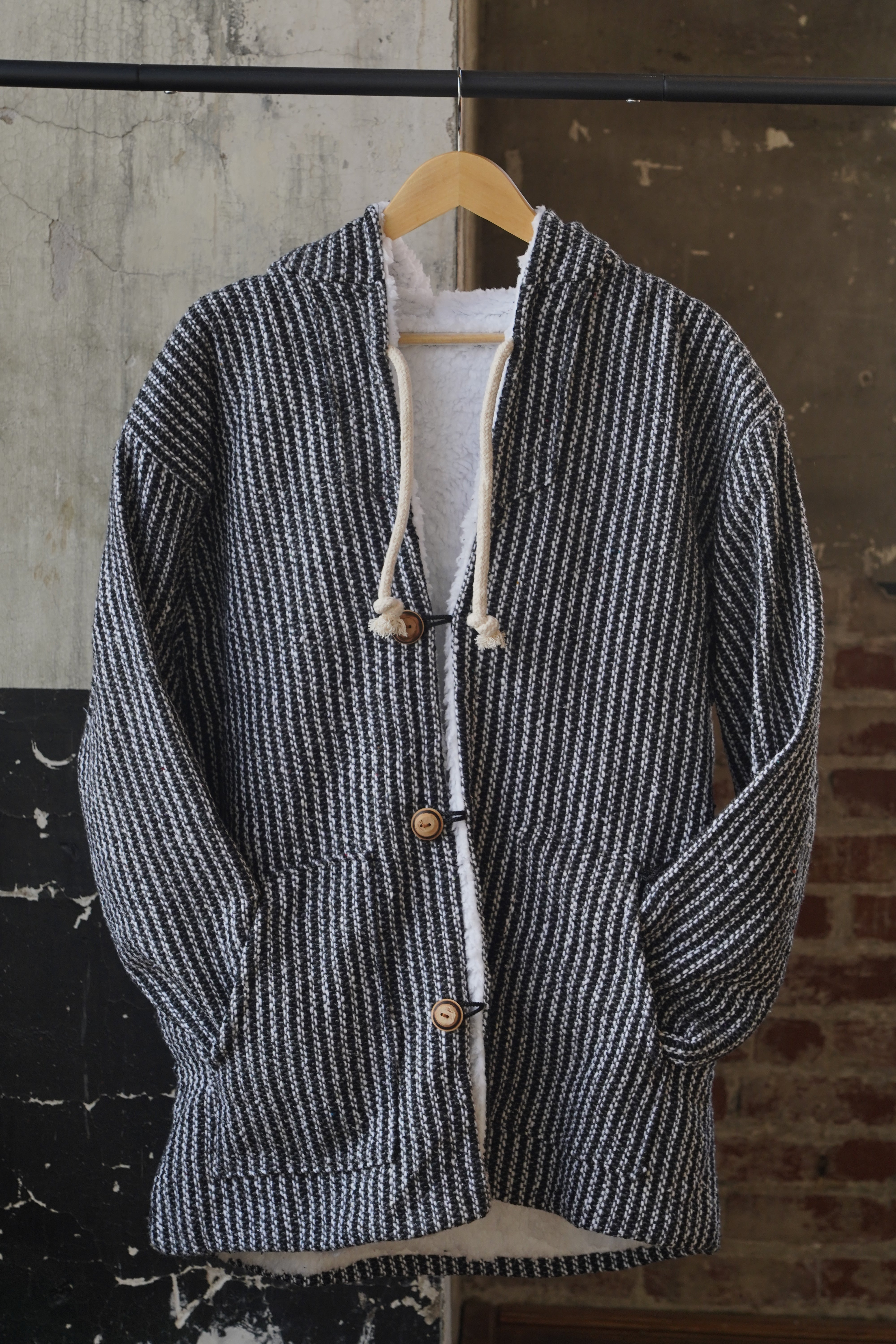 Paco Hoodie / Black Stripe