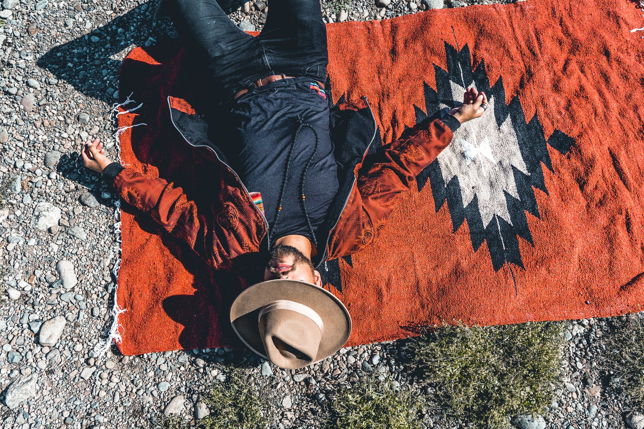 Twin Volcanoes Blanket | Mexican Handmade Blanket