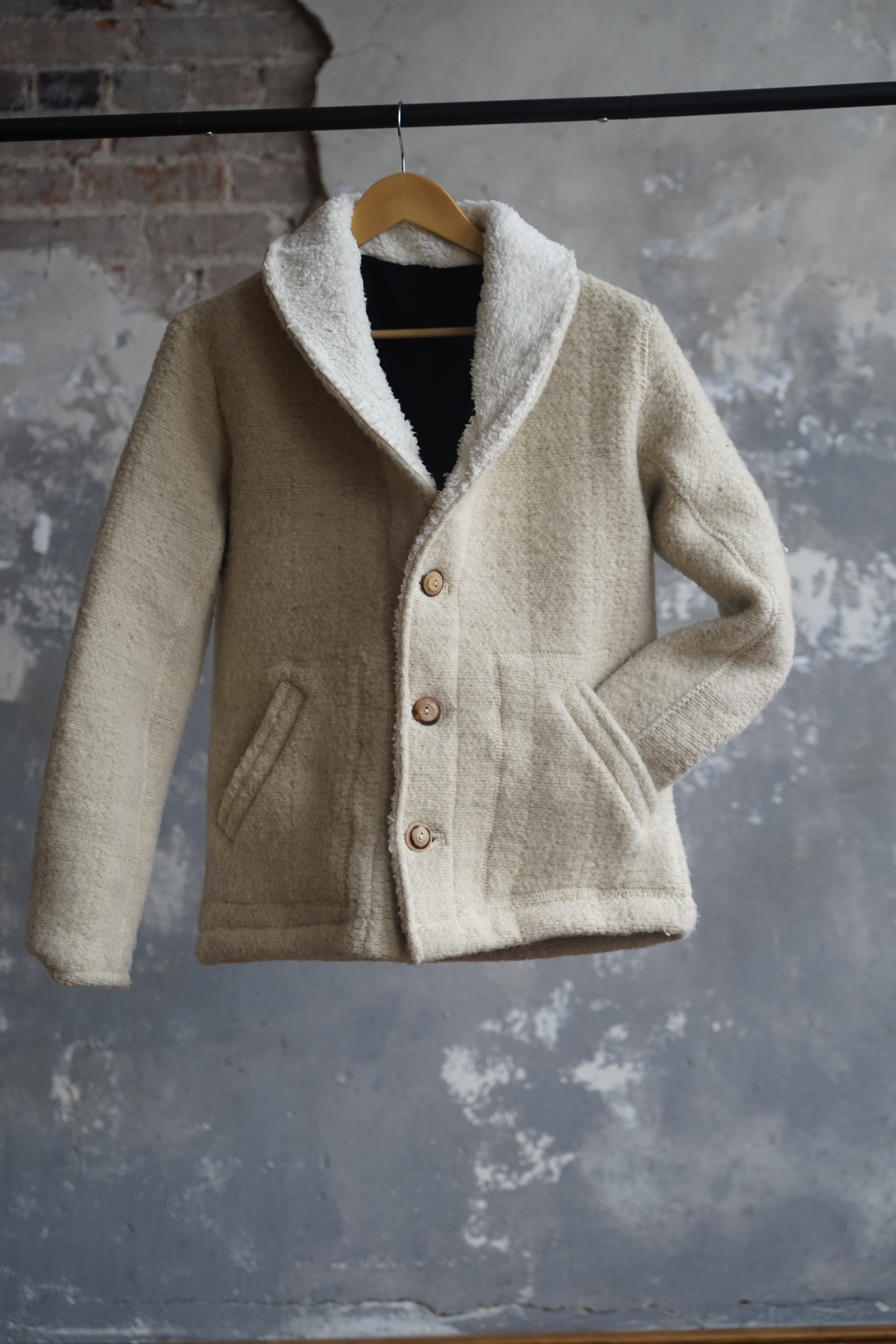 Reversible Knight Wool Saco