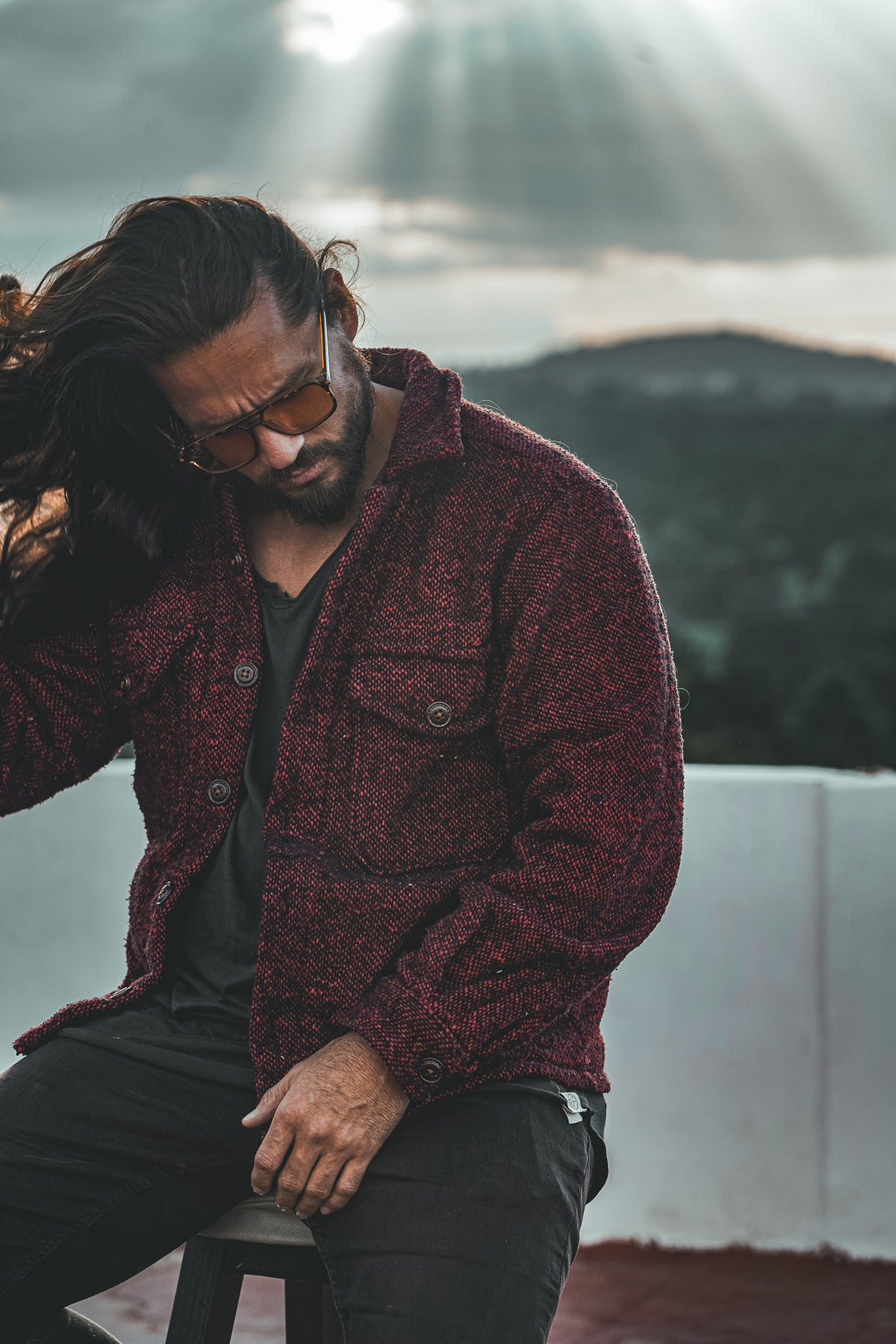 Pancho's Blanket × Kansas City Chiefs Chiefs Red Shaket — photoshoot image _VID0133