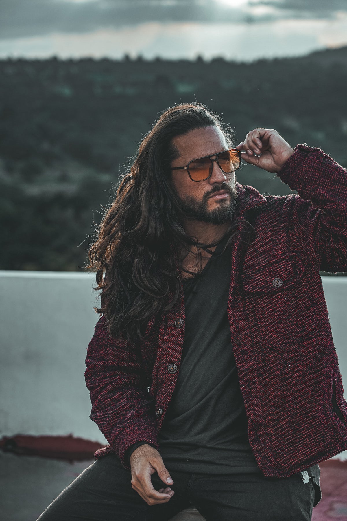 Pancho's Blanket × Kansas City Chiefs Chiefs Red Shaket — photoshoot image _VID0135