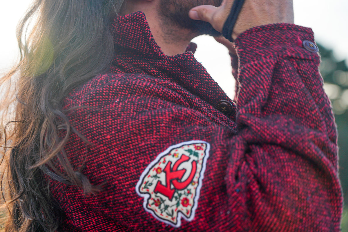 Pancho's Blanket × Kansas City Chiefs Chiefs Red Shaket — photoshoot image _VID0164