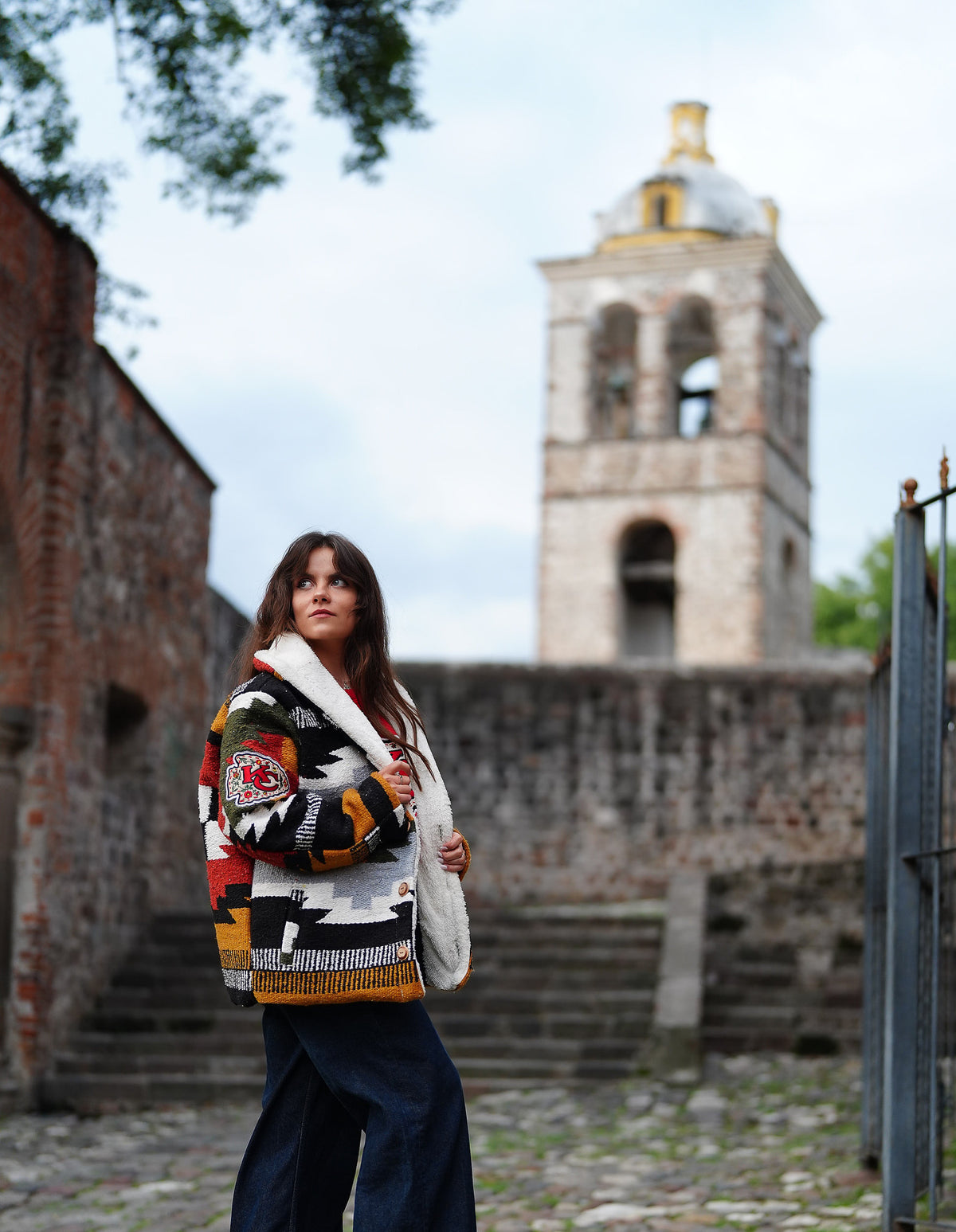 Pancho's Blanket × Kansas City Chiefs Special Edition Heritage Coat — photoshoot image 0577