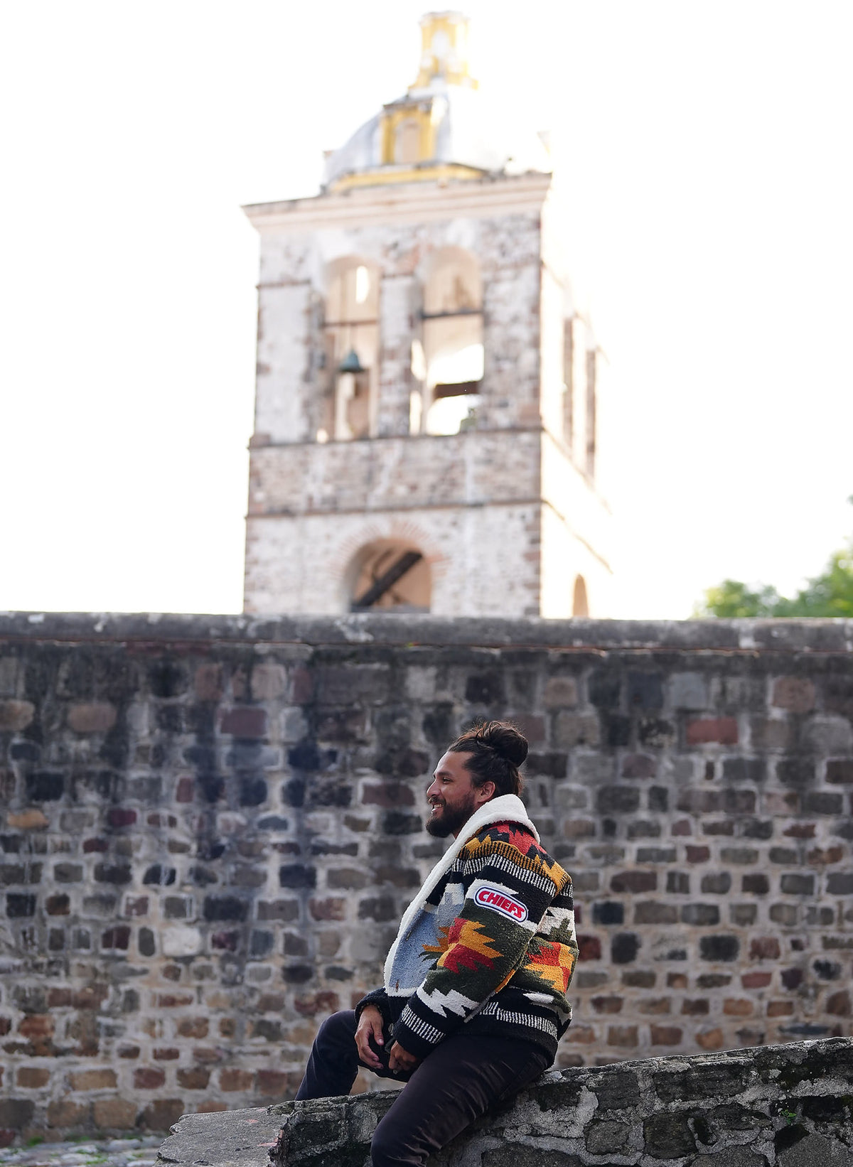 Pancho's Blanket × Kansas City Chiefs Special Edition Heritage Coat — photoshoot image 0723