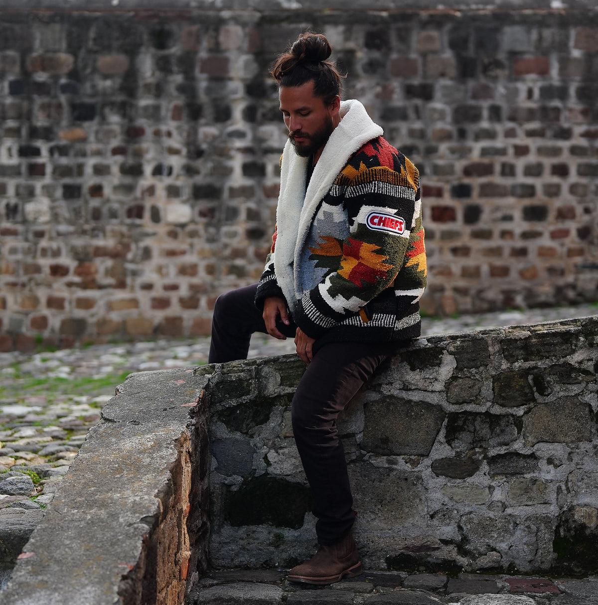 Pancho's Blanket × Kansas City Chiefs Special Edition Heritage Coat — photoshoot image 0724