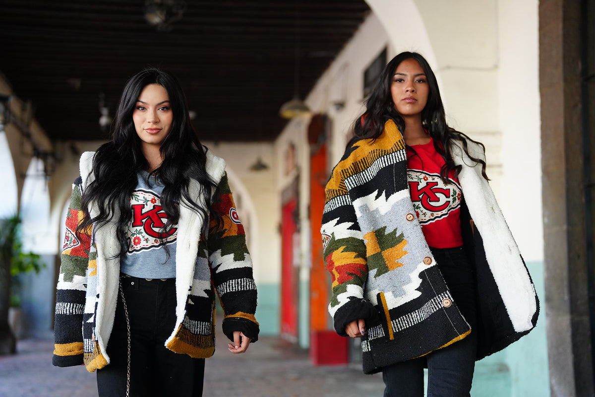 Pancho's Blanket × Kansas City Chiefs Special Edition Heritage Coat — photoshoot image 0750