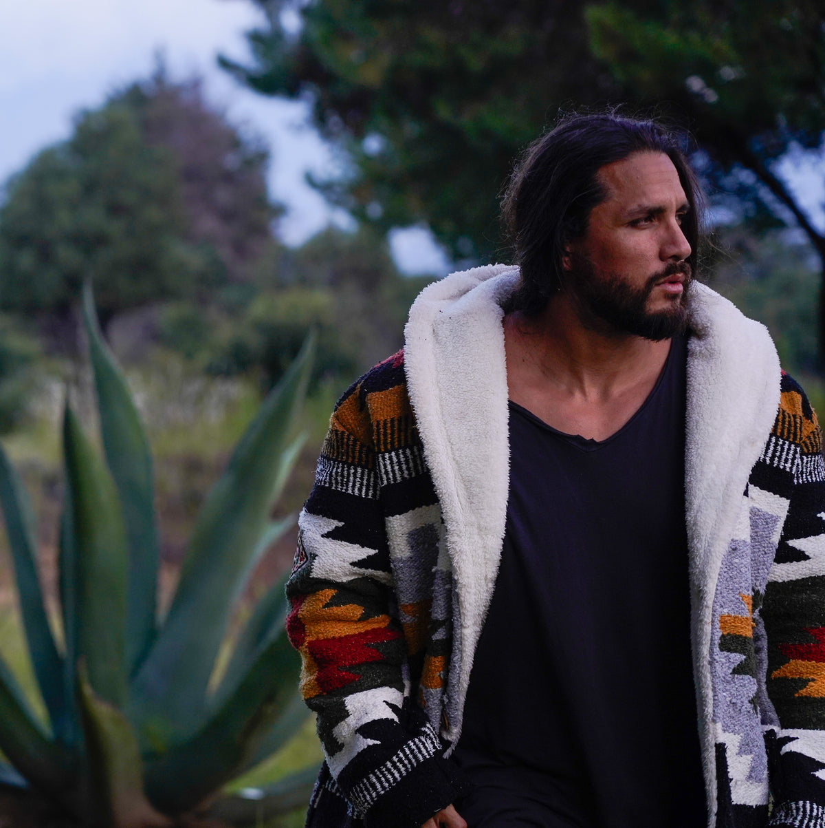 Pancho's Blanket × Kansas City Chiefs Special Edition Heritage Coat — photoshoot image _VID0668