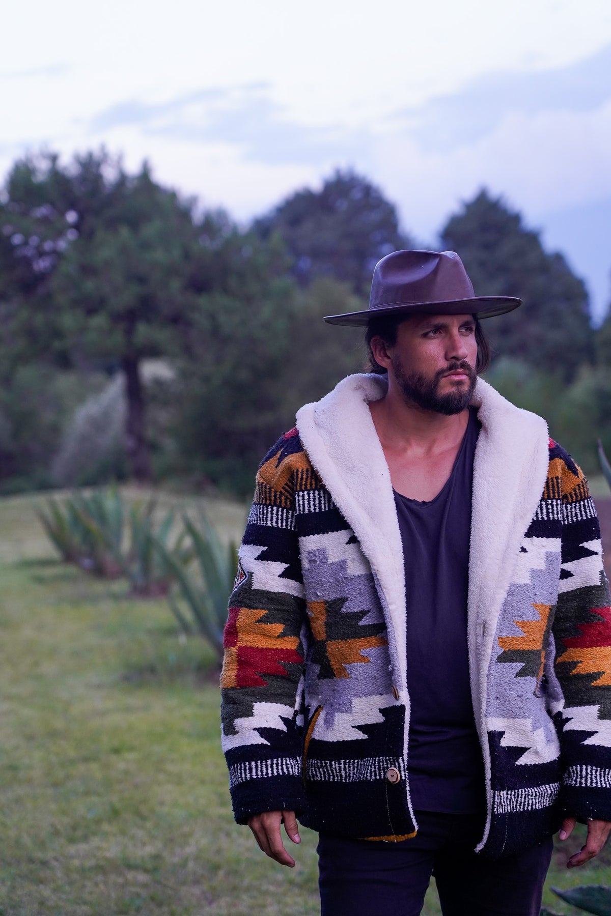 Pancho's Blanket × Kansas City Chiefs Special Edition Heritage Coat — photoshoot image _VID0753