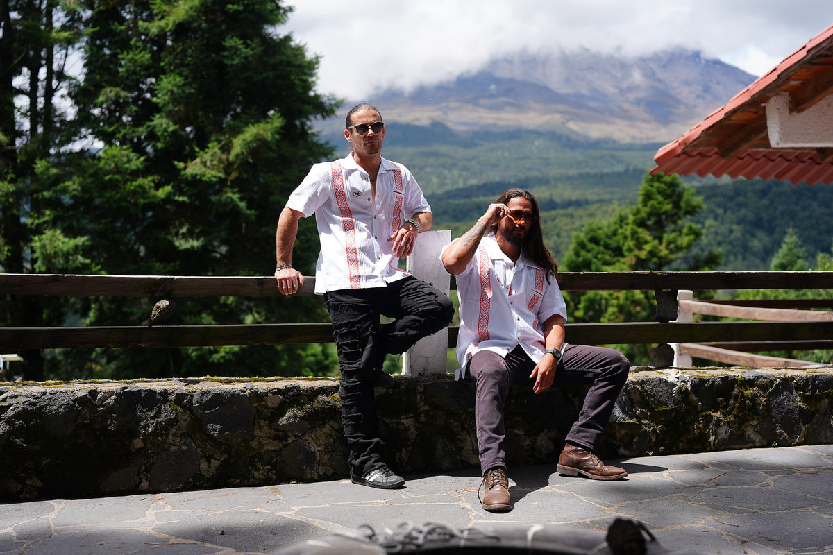 Pancho's Blanket × Kansas City Chiefs Heritage Guayabera — photoshoot image 0418