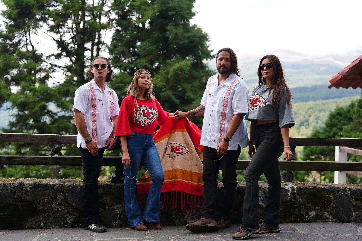 Pancho's Blanket × Kansas City Chiefs Heritage Guayabera — photoshoot image 0420