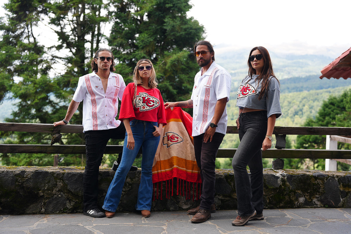 Pancho's Blanket × Kansas City Chiefs Heritage Guayabera — photoshoot image 0421