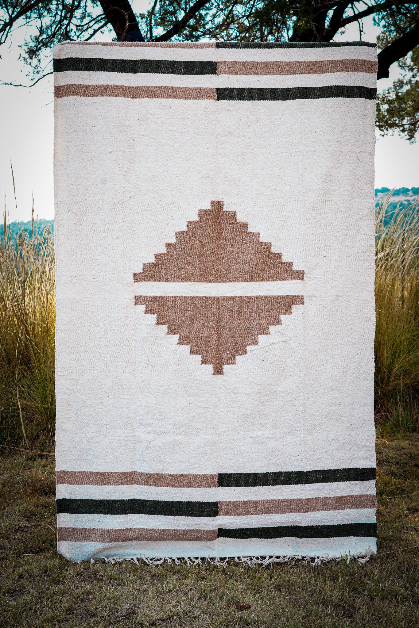 Boho Azteca Blanket | Mexican Handmade Blanket