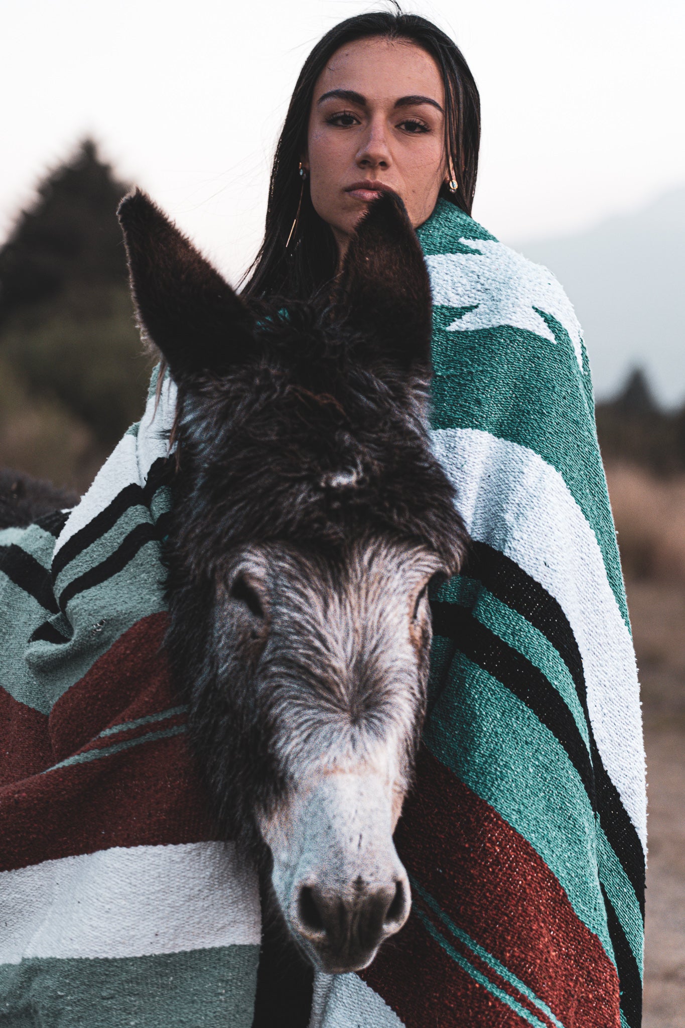 Azteca Diamond Mexican Blanket | Mexican Handmade Blanket